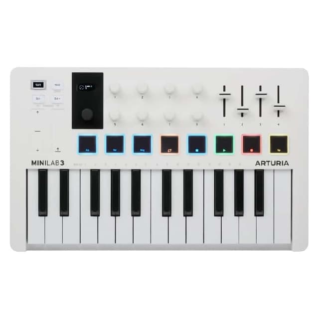 Arturia MiniLab 3 – Clavier maître compact 25 touches USB-C
