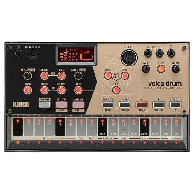 Korg Volca Drum – Boîte à rythmes hybride portable