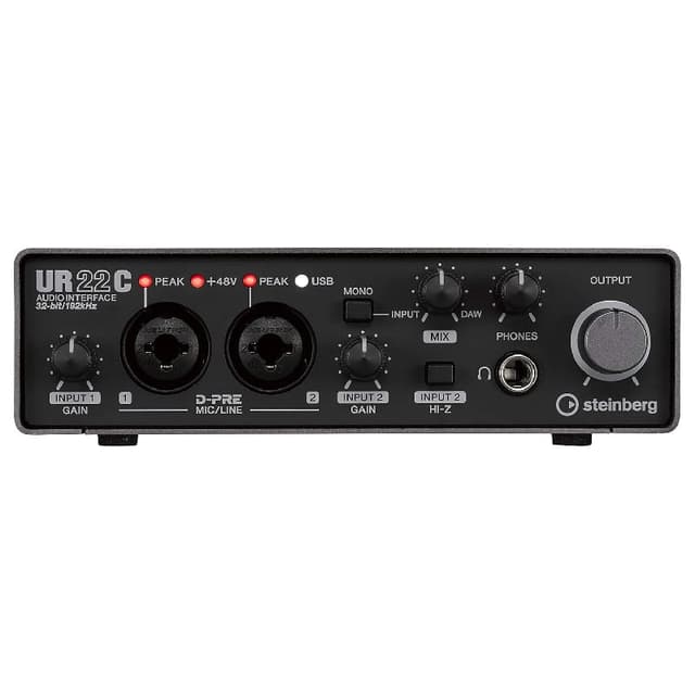 Steinberg UR22C – Interface audio USB-C 2 entrées / 2 sorties