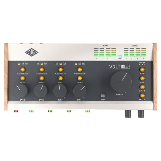 Universal Audio Volt 476P – Interface audio 4 entrées micro / 4 sorties