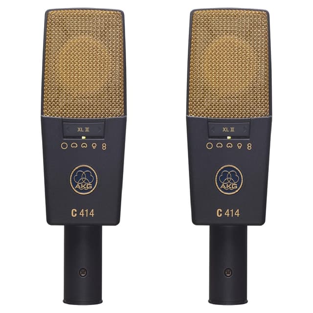 AKG C414 XLII Paire Stéréo – Set de deux micros condensateurs