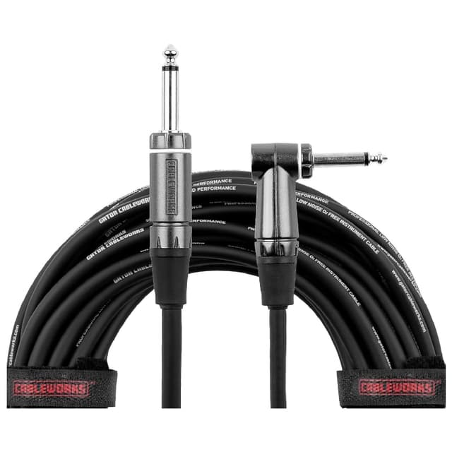 Gator GCWC-INS-30RA – Câble instrument 9,1 m droit/angle