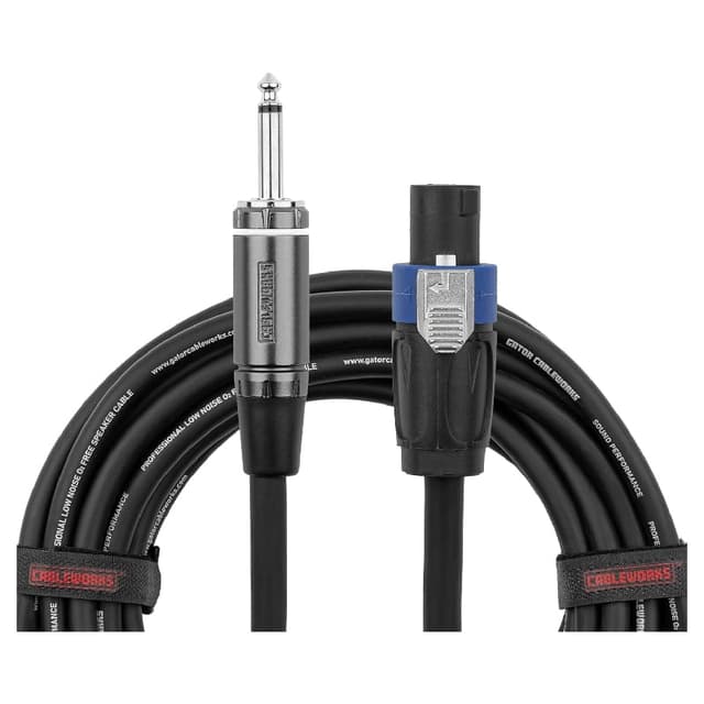 Gator GCWC-SPK-06-1TL – Câble 1,8 m jack/speakON droit