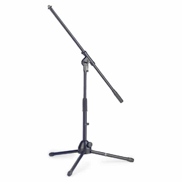 Stagg MIS-0804BK – Pied de micro bas à embase pliable