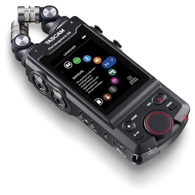 Tascam Portacapture X8 – Enregistreur 8 pistes 32-bit float