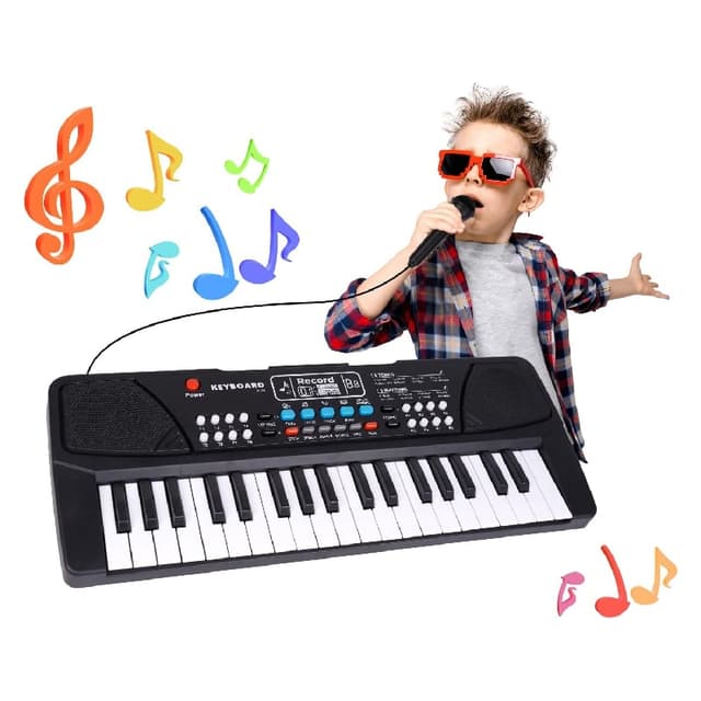 Clavier piano enfant 37 touches avec microphone