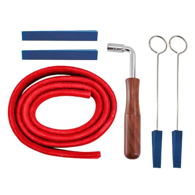 Kit accordage piano 6 pièces – Marteau, sourdines et bande