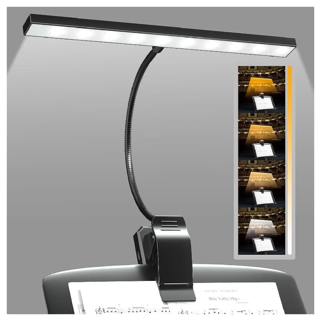 Lampe de pupitre LED rechargeable USB – 30 LED avec pince