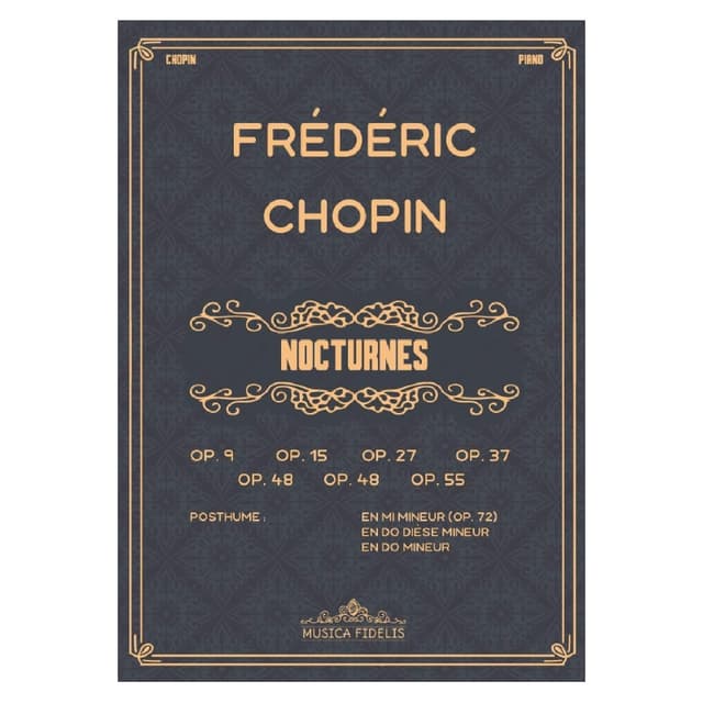 Nocturnes de Chopin partitions pour piano