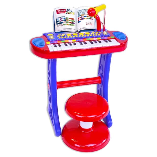 Orgue enfant Bontempi 31 touches avec méthode 7 couleurs