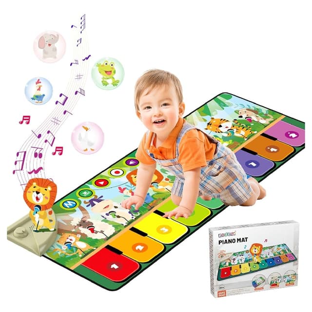 Piano bébé tapis musical interactif avec animaux et sons