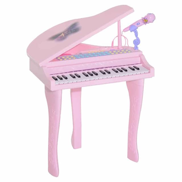 Piano enfant électronique 37 touches lumineuses et micro