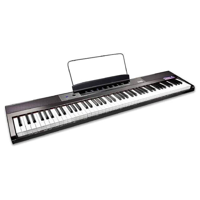 Piano enfant RockJam 88 touches LCD semi-lestées avec pupitre