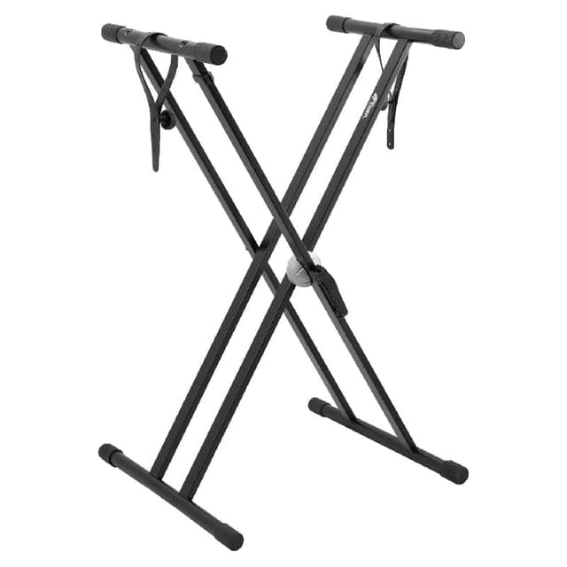 Support pour clavier Tiger KYS16-BK avec sangles de retenue
