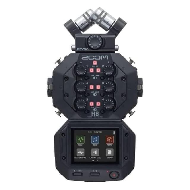 Zoom H8 – Enregistreur 12 pistes à écran tactile