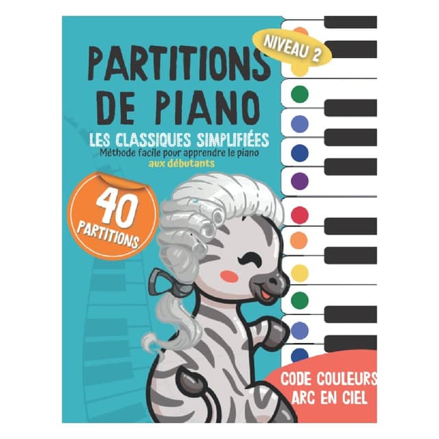40 partitions de piano classiques simplifiées volume 2