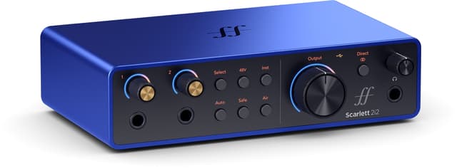 Focusrite Scarlett 2i2 4e Gen Bleu