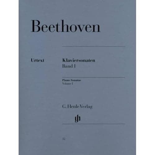 Sonates pour piano de Beethoven volume 1, édition Urtext Henle