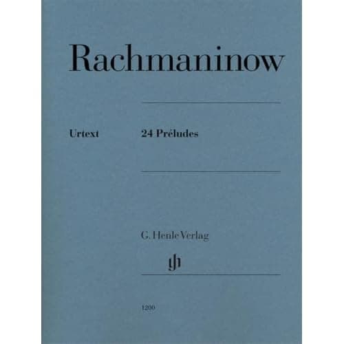 24 Préludes de Rachmaninov pour piano, édition Urtext Henle