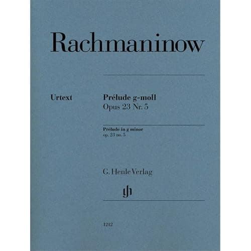 Rachmaninov, Prélude en sol mineur op. 23 n° 5, édition Urtext Henle